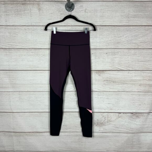ZYIA Active Women's Purple Workout High Waisted Leggings Size 4 - Picture 1 of 7